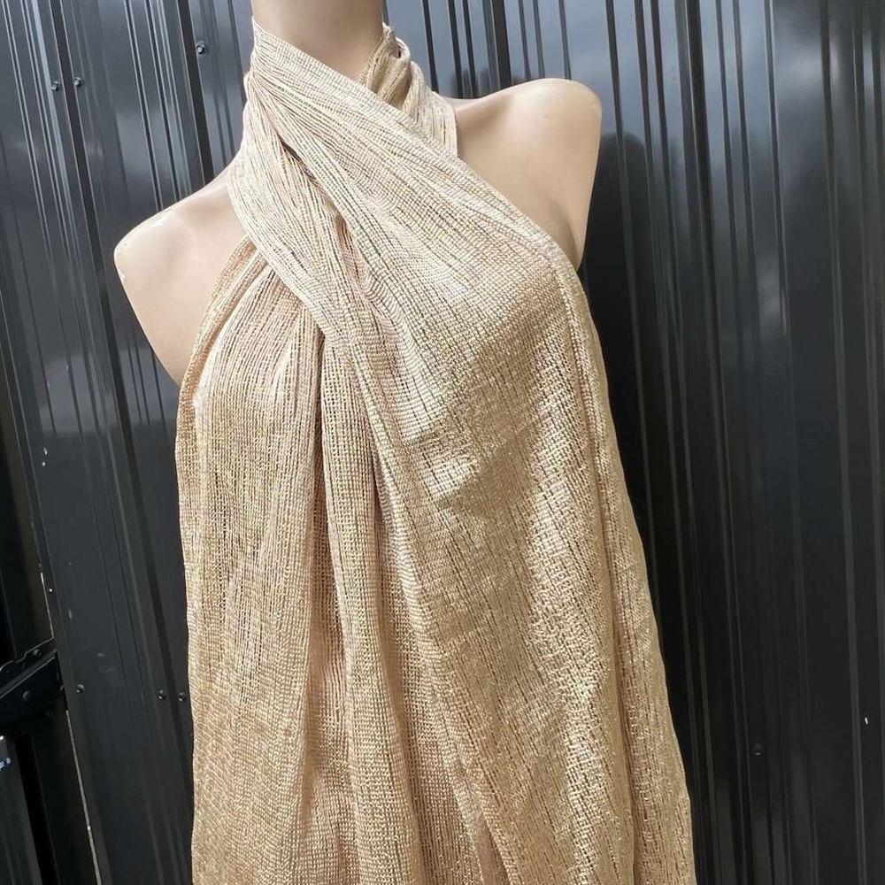 Gold Halter Top - Picture 3 of 15